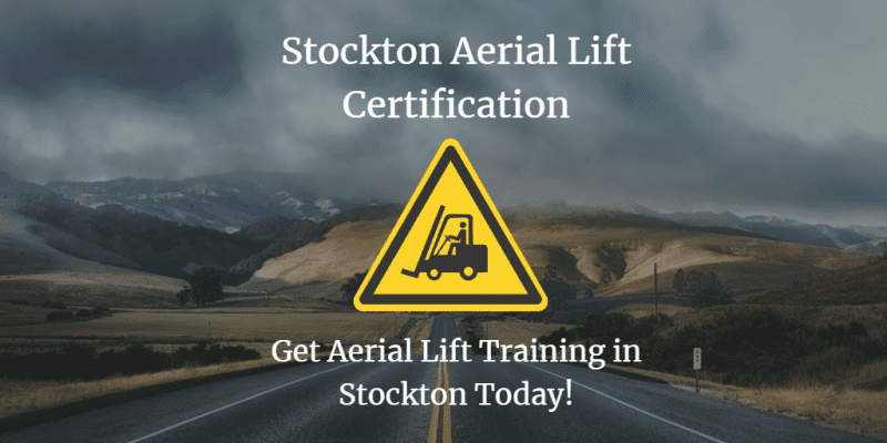 Aerial Scissor Lift Certification in Stockton CA CMO